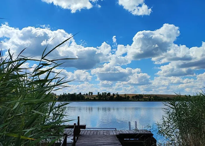 Siedlisko Nr 5a Nad Jeziorem Skarlinskim, Jezioro, Mazury, Letniskowe, Bania *