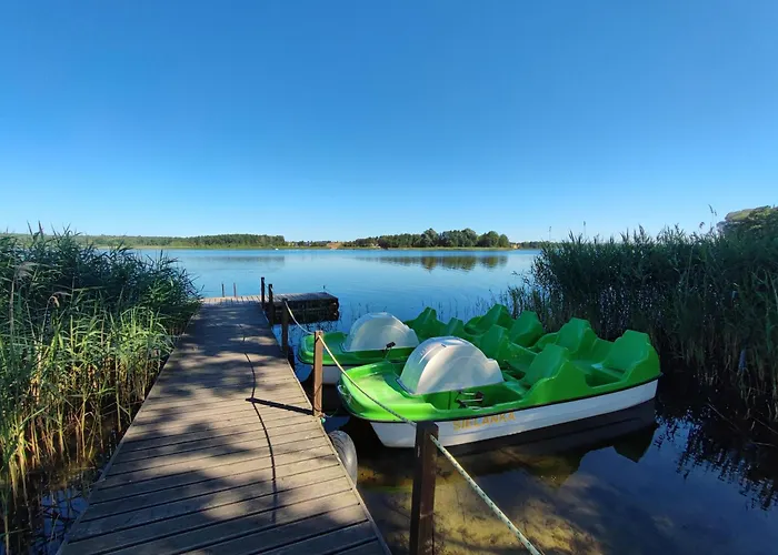 Siedlisko Nr 5a Nad Jeziorem Skarlinskim, Jezioro, Mazury, Letniskowe, Bania Holiday home *